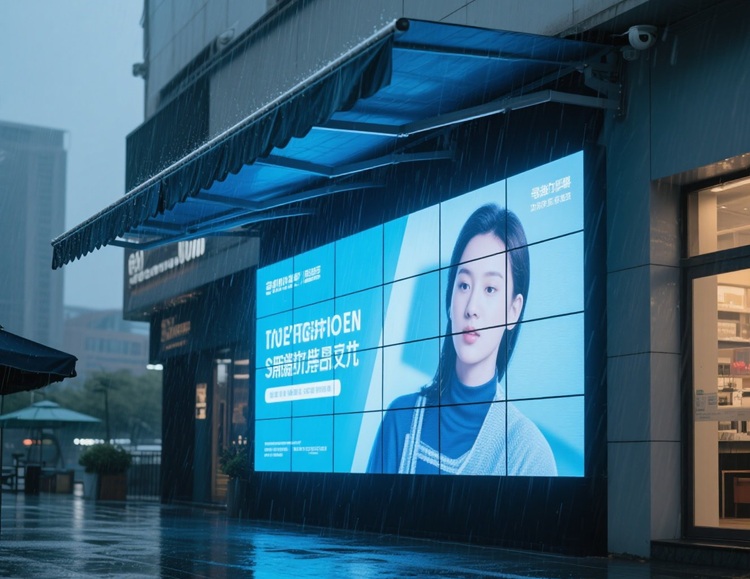 华邦瀛户外高亮液晶拼接屏的工程实践